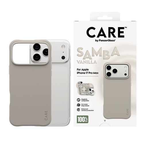 EAN 5715685027185 - PanzerGlass CARE™ by ® Samba Case Vanilla w. MagSafe iPhone 17 Pro Max funda para teléfono móvil Beige imagen 2