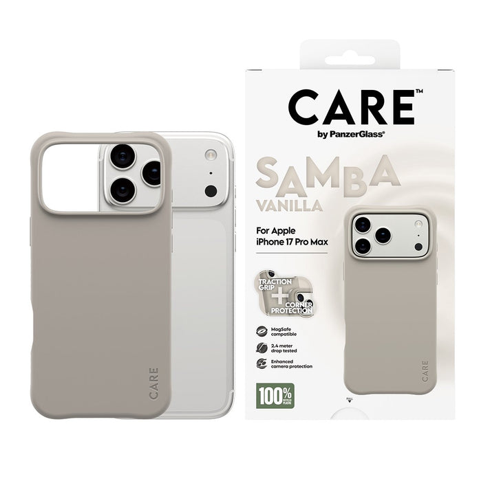 EAN 5715685027185 - PanzerGlass CARE™ by ® Samba Case Vanilla w. MagSafe iPhone 17 Pro Max funda para teléfono móvil Beige imagen 2