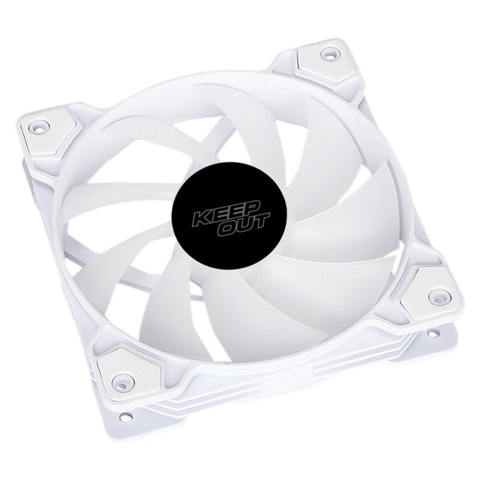EAN 8435099534006 - KeepOut XFC-120FW sistema de refrigeración para ordenador Carcasa del ordenador Ventilador 12 cm Negro, B imagen 3