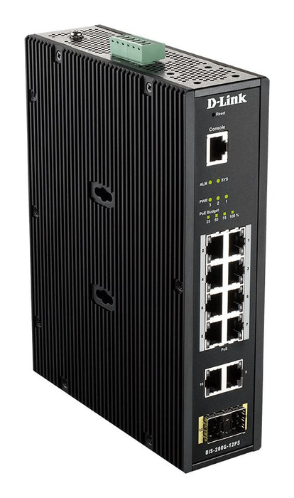 EAN 0790069433504 - D-Link DIS-200G-12PS switch Gestionado L2 Gigabit Ethernet (10/100/1000) Energía sobre Ethernet (PoE) Neg imagen 1