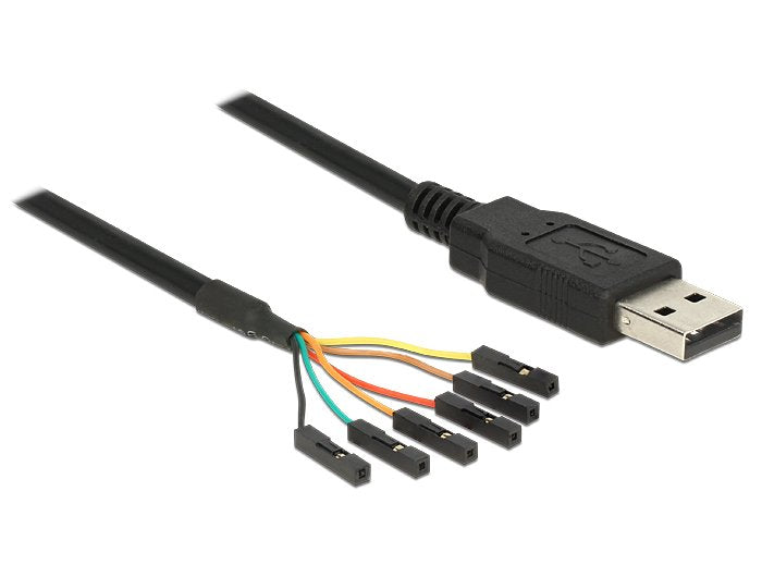 EAN 4043619837861 - DeLOCK 1.8m USB2.0-A/TTL 6-p cable USB 1,8 m USB A Negro imagen 1