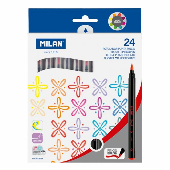 EAN 8411574087632 - Milan 0612624 rotulador Multicolor 24 pieza(s) imagen 1