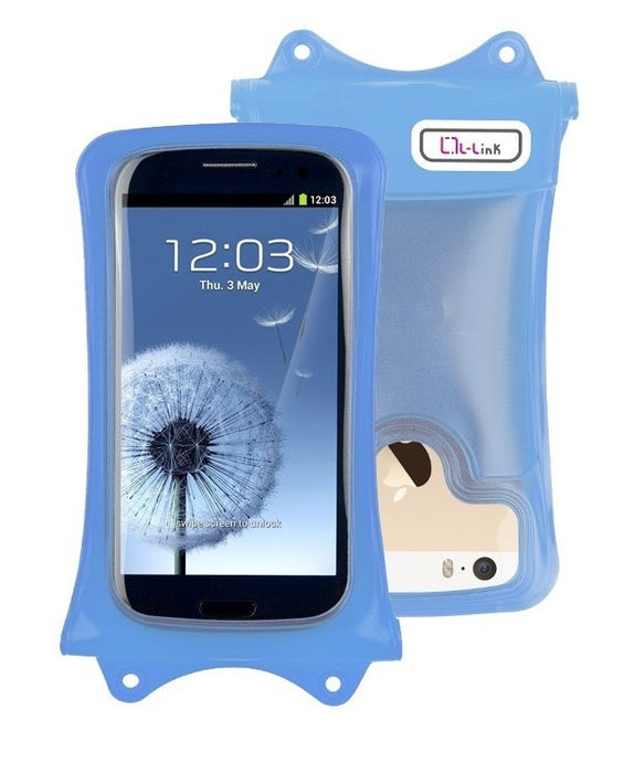 EAN 8436531365844 - L-Link LL-AM-107 funda para teléfono móvil 12,2 cm (4.8") Funda de protección Azul, Transparente imagen 1