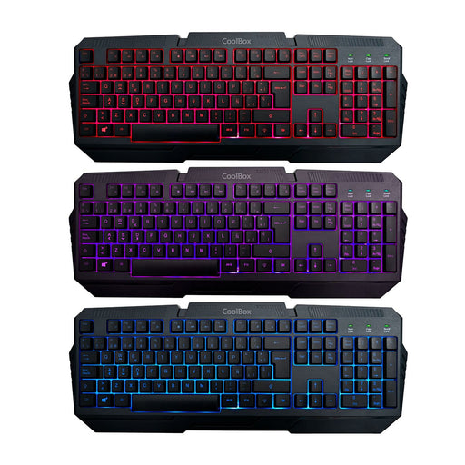 EAN 8437011128188 - CoolBox Pack gaming DeepX-Wing 2 teclado Ratón incluido Juego USB QWERTY Español Negro imagen 2
