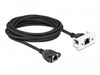 EAN 4043619871377 - DeLOCK 87137 cable de red Negro, Blanco Cat6a S/FTP (S-STP) imagen 1