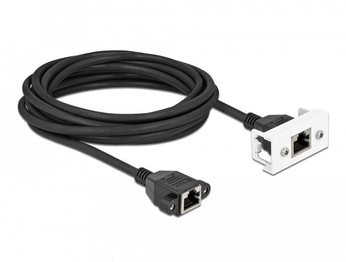 EAN 4043619871377 - DeLOCK 87137 cable de red Negro, Blanco Cat6a S/FTP (S-STP) imagen 1
