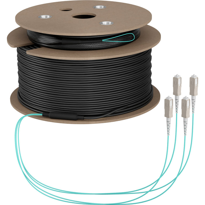 EAN 4049759304812 - EFB Elektronik O8301S130OM3 Cable de fibra óptica e InfiniBand 130 m 4x SC U-DQ(ZN) BH Color aguamarina,  imagen 1
