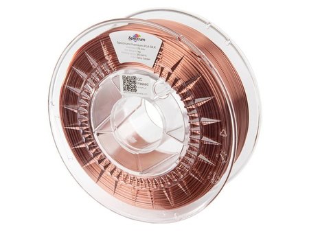 EAN 5903175652171 - Spectrum Filaments SILK PLA Ácido poliláctico (PLA) Cobre 1 kg imagen 1