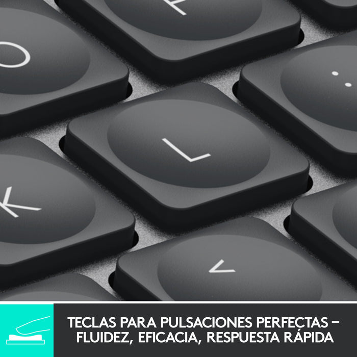 EAN 5099206098947 - Logitech 920-010490 teclado Oficina RF Wireless + Bluetooth QWERTY Español Grafito imagen 8