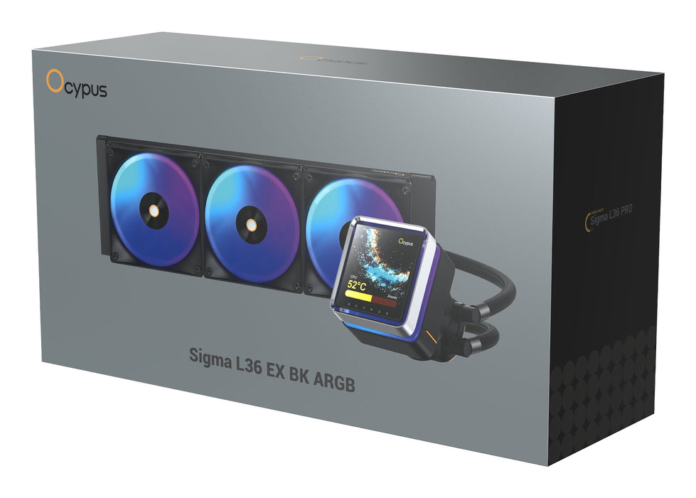 EAN 6977414882864 - Ocypus Sigma L36 EX BK ARGB Procesador Sistema de refrigeración líquida todo en uno 12 cm Negro 1 pieza(s imagen 8