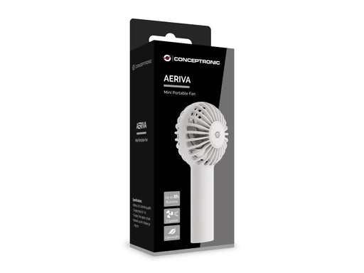 EAN 4015867244975 - Conceptronic AERIVA01W ventilador y nebulizador personal de mano Blanco Ventilador de mano imagen 2
