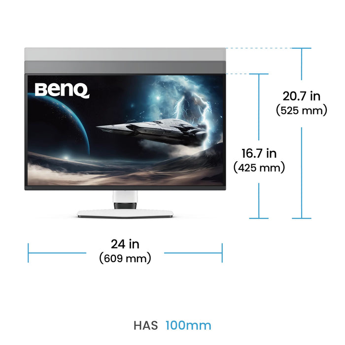 EAN 4718755099052 - BenQ EX271QMZ pantalla para PC 67,3 cm (26.5") 2560 x 1440 Pixeles Quad HD QD-OLED Blanco imagen 7