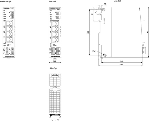 EAN 4047622173244 - Siemens 6GK5826-2AB00-2AB2 SHDSL-Router 10 / 100 MBit/s imagen 2