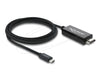 EAN 4043619817047 - DeLOCK 81704 adaptador de cable de vídeo 2 m USB Tipo C HDMI Negro imagen 1