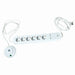 EAN 4006341682772 - REV 00251201 base múltiple 1,5 m 6 salidas AC Interior Blanco imagen 1