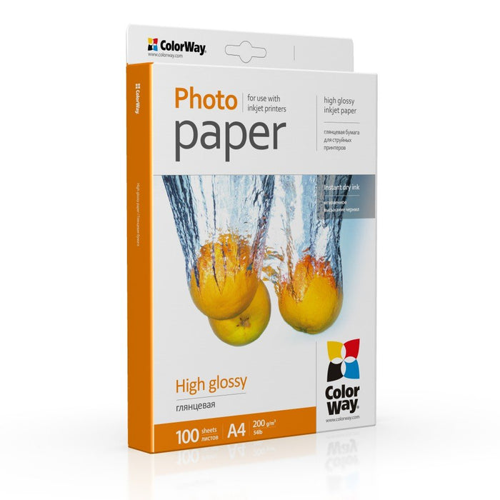 EAN 6942941820559 - Colorway PG200100A4 papel fotográfico A4 Blanco Brillo imagen 1