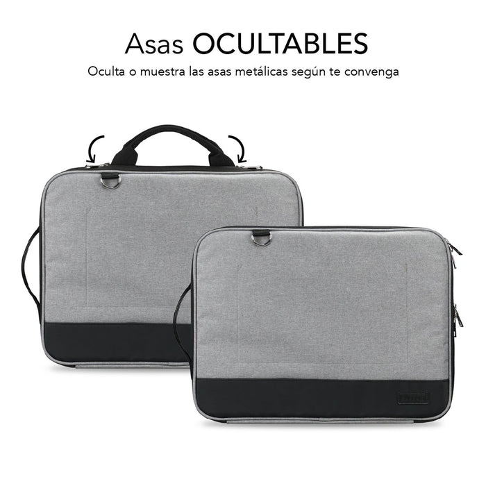EAN 8436586741549 - SUBBLIM SUB-LS-2AS0001 maletines para portátil 35,6 cm (14") Funda Gris imagen 3