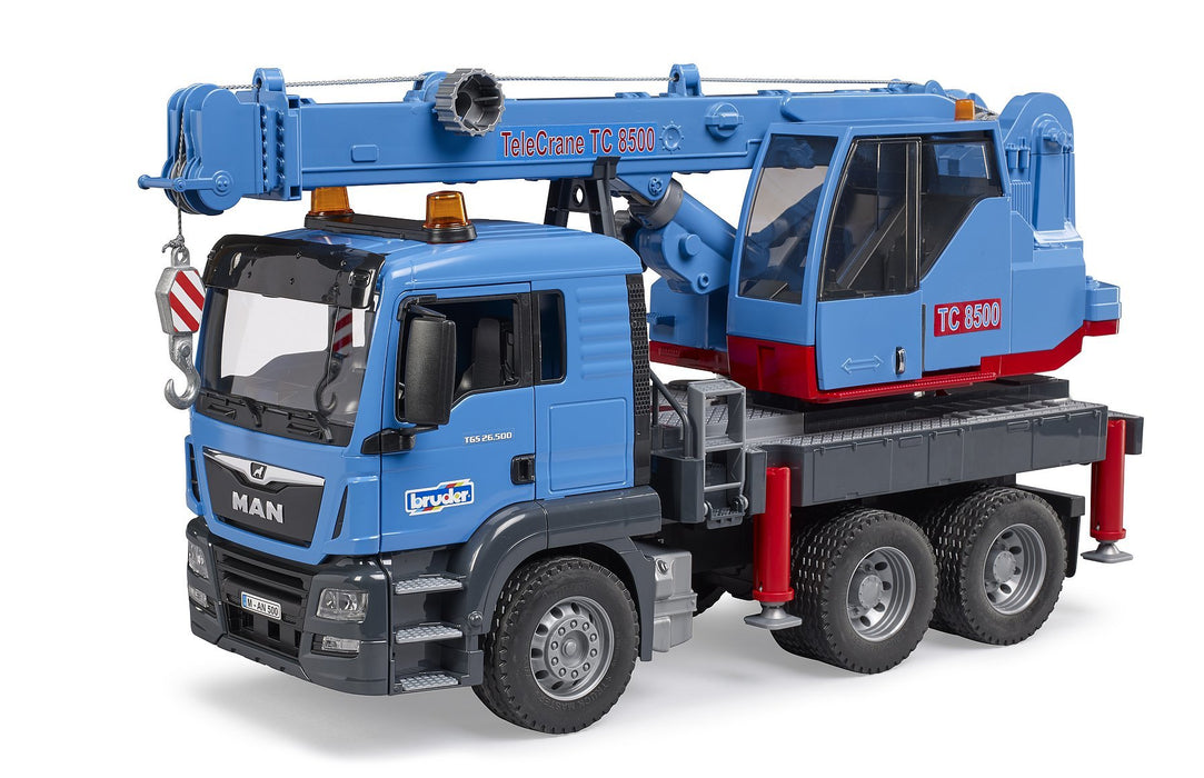 EAN 4001702037710 - BRUDER MAN TGS Kran-LKW imagen 1