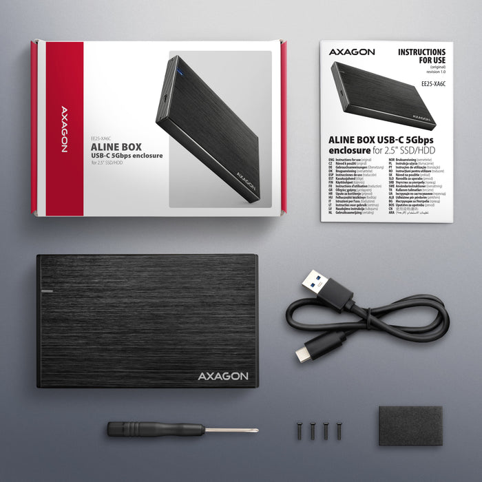 EAN 8595247908919 - Axagon Carcasa de disco duro/SSD Negro 2.5" imagen 7