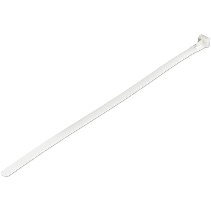 EAN 65030890489 - StarTech.com CBMZTRB10 presilla Brida reutilizable Nylon, Plástico Blanco 100 pieza(s) imagen 1