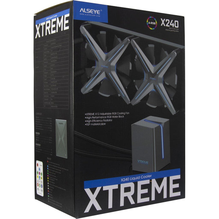 EAN 4897059872728 - Inter-Tech ALSEYE X240 Procesador Sistema de refrigeración líquida todo en uno Negro, Gris 1 pieza(s) imagen 11