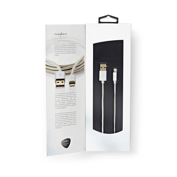 EAN 5412810262588 - Nedis CCTB39300AL30 cable de teléfono móvil Aluminio 3 m USB A Lightning imagen 7