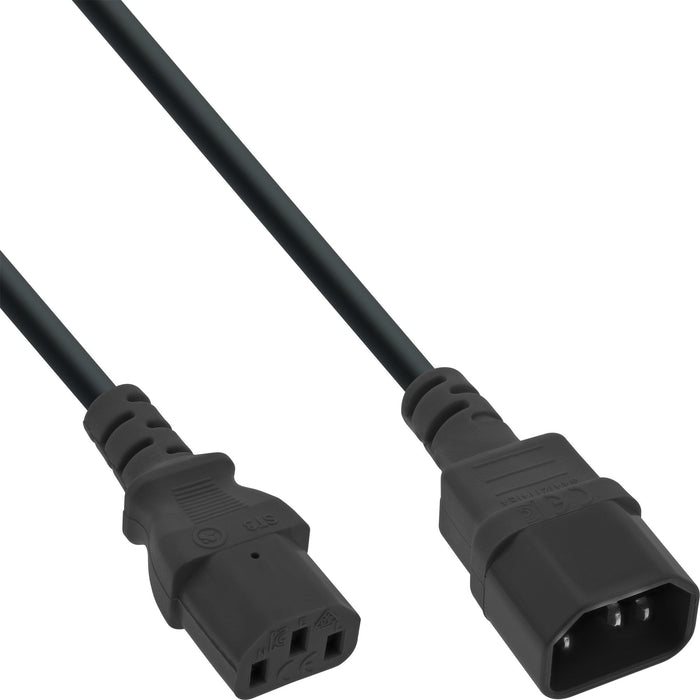 EAN 4043718253258 - InLine B-16631 cable de transmisión Negro 1 m C14 acoplador C13 acoplador imagen 1