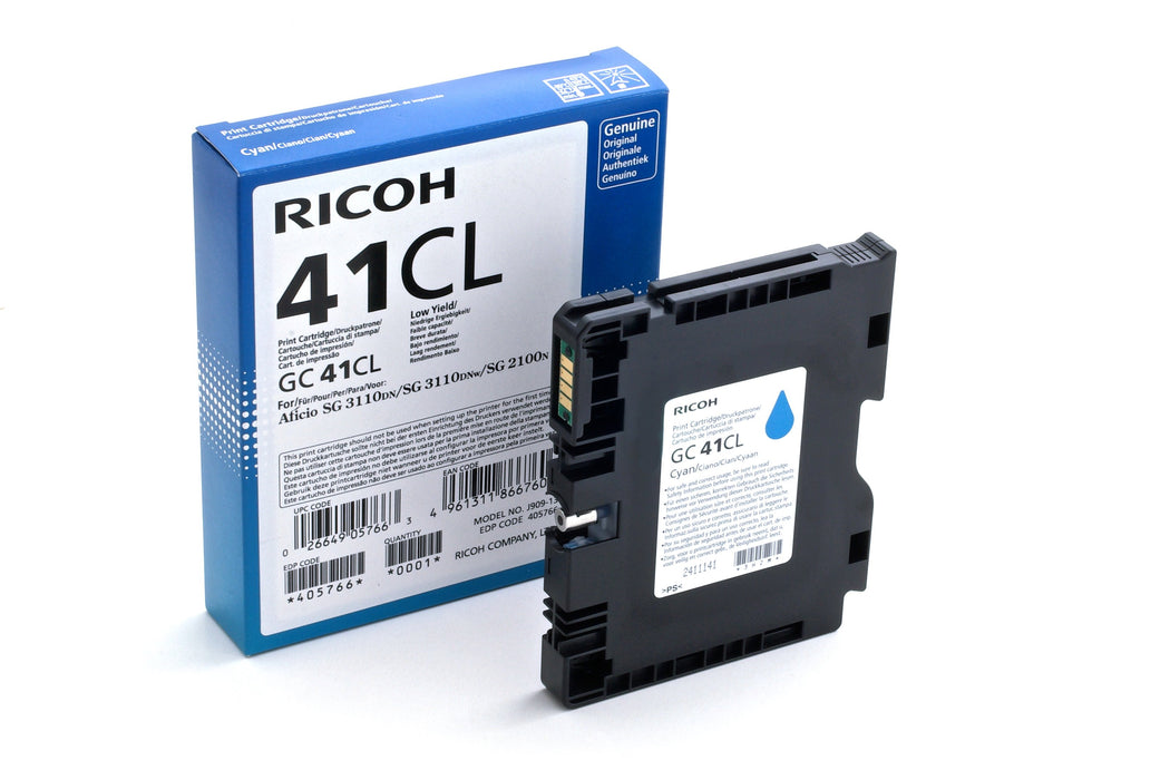 EAN 0026649057663 - Ricoh 405766 cartucho de tinta 1 pieza(s) Original Cian imagen 1