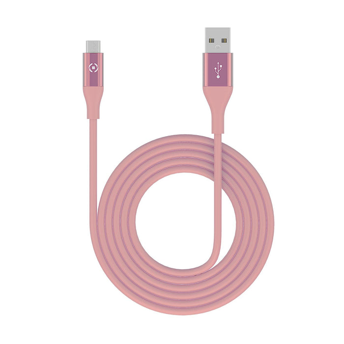 EAN 8021735747505 - Celly USBMICROCOL3MPK cable USB 3 m USB A Micro-USB B Rosa imagen 3