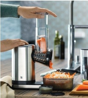 EAN 4211129119658 - WMF KÜCHENminis cortador de verduras en espiral o rallador eléctrico Cromo imagen 2
