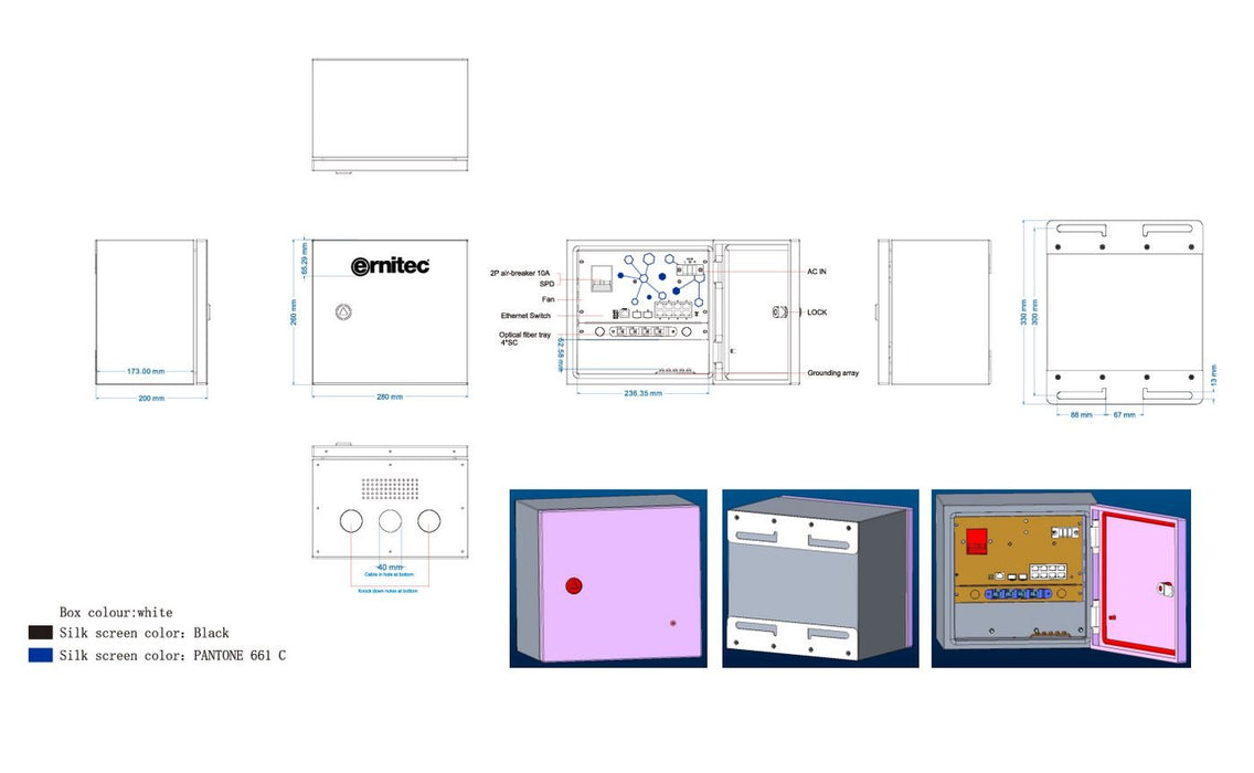 EAN 5715063746981 - Ernitec ELECTRA-M10-OUTDOOR-200 switch Gestionado L2 Gigabit Ethernet (10/100/1000) Energía sobre Etherne imagen 5
