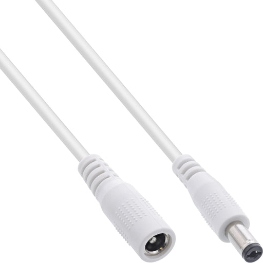 EAN 4043718297801 - InLine 26801E cable de transmisión Blanco 1 m Type A (5.5 mm, 2.1 mm) imagen 1