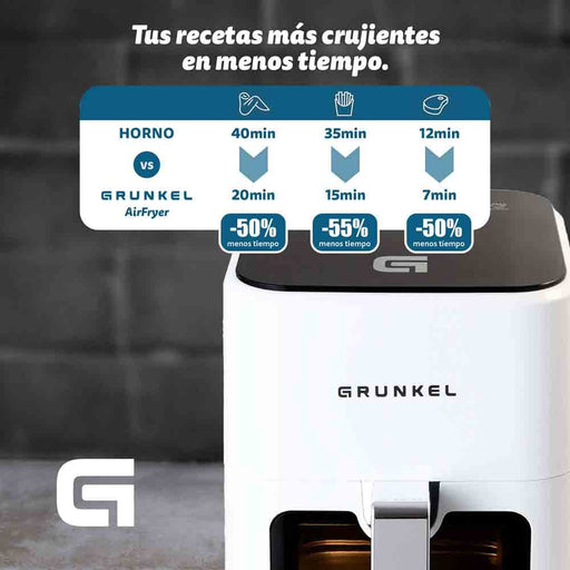 EAN 8426156017778 - Grunkel WHITEEASYFRYER freidora Sencillo 4 L Independiente 1200 W Freidora de aire caliente Blanco imagen 2