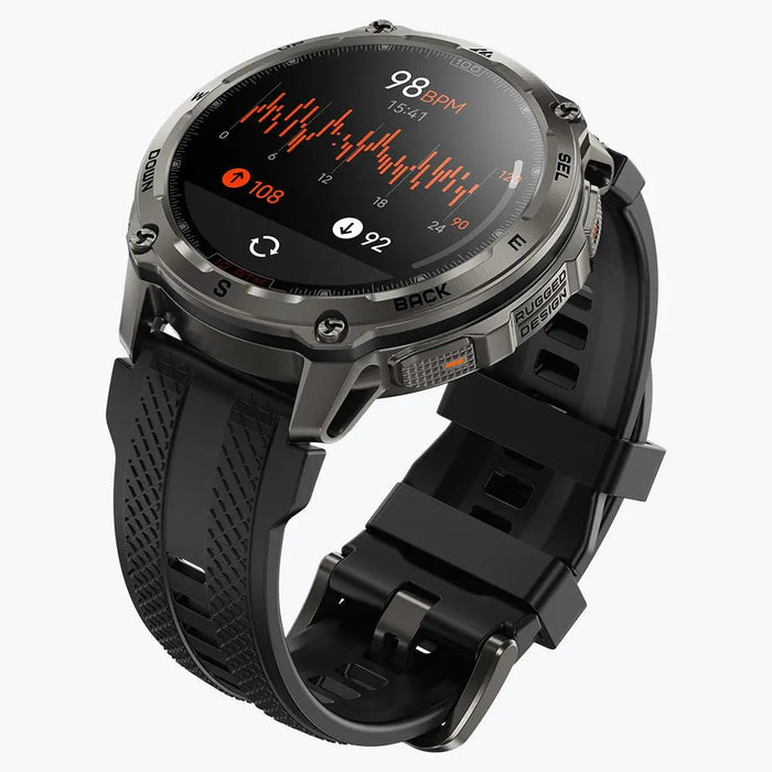 EAN 6978602500041 - KOSPET Tank T4 3,63 cm (1.43") AMOLED 48 mm Digital 466 x 466 Pixeles Pantalla táctil Negro GPS (satélite imagen 5