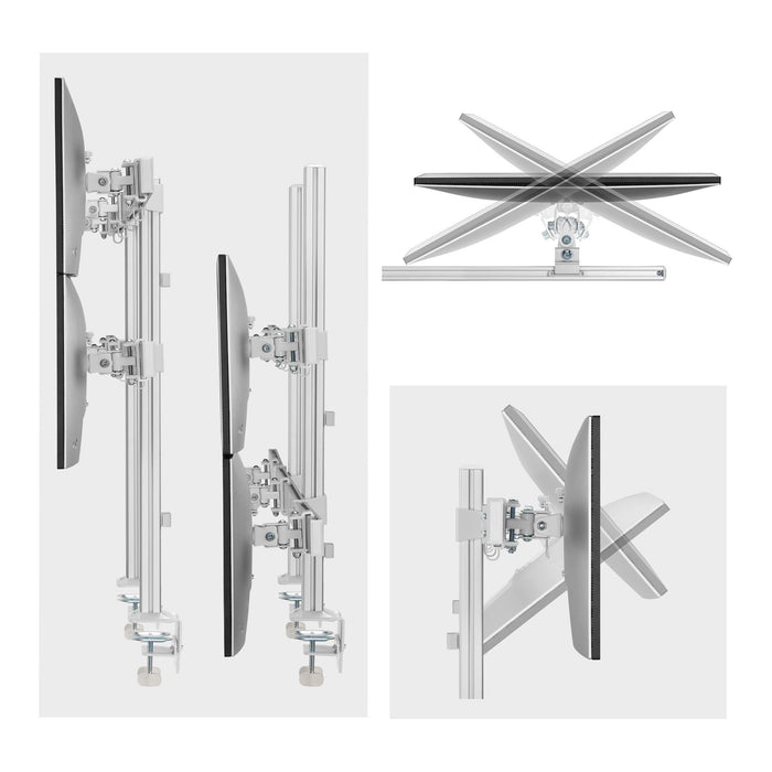 EAN 65030895323 - StarTech.com 6-MONITOR-ARM-A soporte para monitor 81,3 cm (32") Escritorio Blanco imagen 8