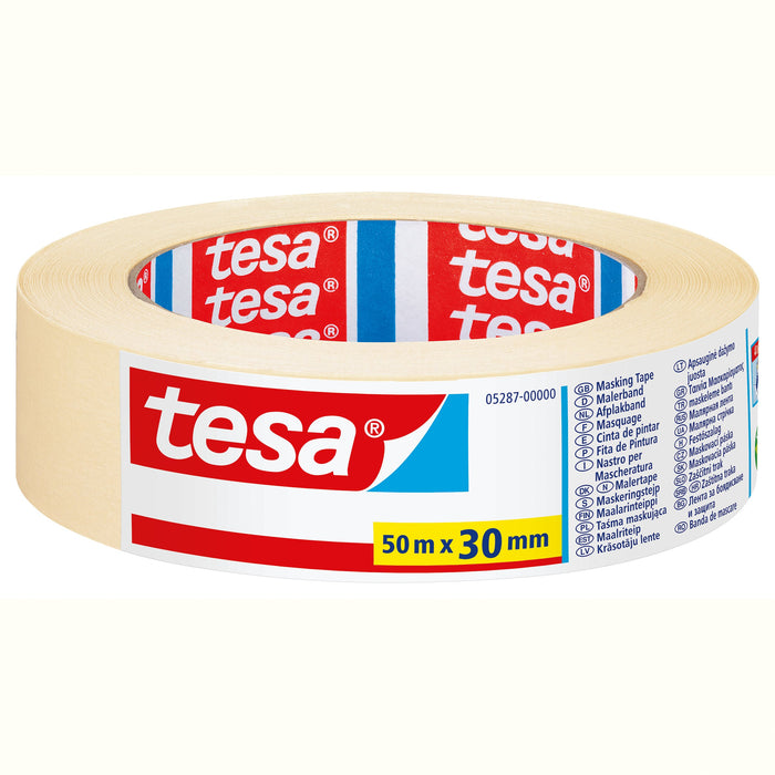 EAN 4042448804846 - TESA 05287 50 m Cinta de pintor Apto para uso en interior Papel Beige imagen 1