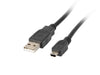 EAN 5901969413595 - Lanberg CA-USBK-10CC-0018-BK cable USB USB 2.0 1,8 m Mini-USB A USB A Negro imagen 1