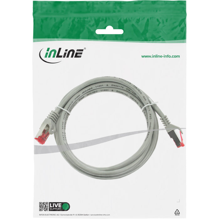 EAN 4043718028849 - InLine 76403 cable de red Gris 3 m Cat6 S/FTP (S-STP) imagen 3