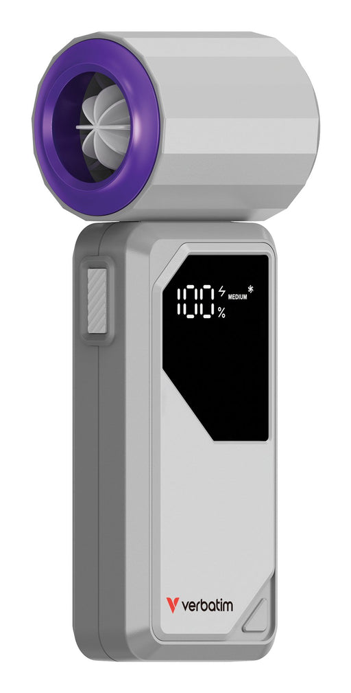EAN 23942323402 - Verbatim Cool 'n' Go AirJet Gris, Púrpura Ventilador de mano imagen 1