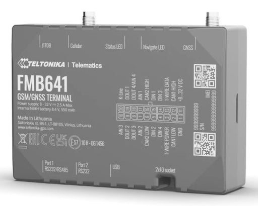 EAN 4779027310268 - Teltonika FMB641 Coche Rastreador de GPS Gris imagen 1