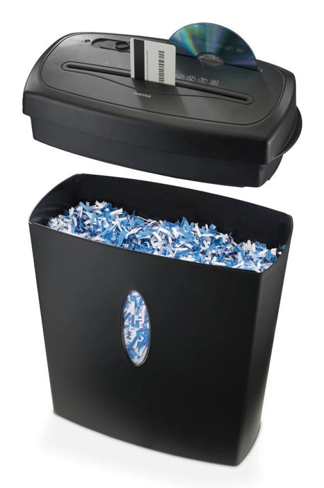 EAN 4007249505859 - Hama Safe X100CD triturador de papel Corte cruzado 72 dB 22 cm Negro imagen 3