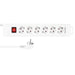 EAN 4006341608307 - REV 14612113 base múltiple 2,4 m 6 salidas AC Interior Blanco imagen 1