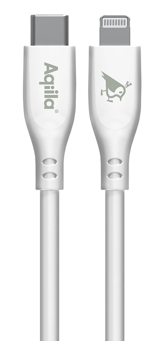 EAN 8716778931843 - Aqiila Cablebird CS12 cable USB USB 2.0 2 m Lightning USB C Blanco imagen 1