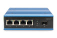 EAN 4016032485483 - Digitus DN-651131 switch No administrado Fast Ethernet (10/100) Energía sobre Ethernet (PoE) Negro, Azul imagen 2