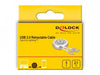 EAN 4043619858170 - DeLOCK 85817 cable de conector Lightning 0,92 m Rosa, Blanco imagen 5