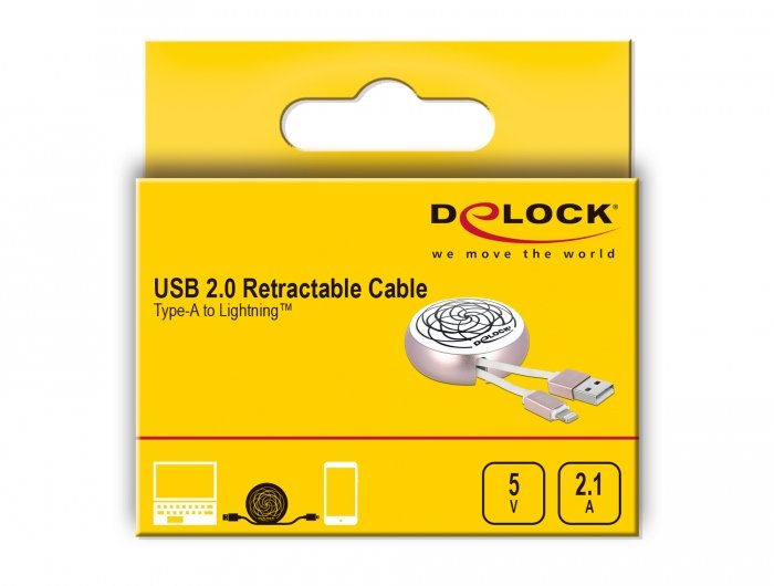 EAN 4043619858170 - DeLOCK 85817 cable de conector Lightning 0,92 m Rosa, Blanco imagen 5