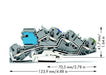 EAN 4055143042239 - Wago 2005-7641 bloque de terminales Azul, Gris imagen 2