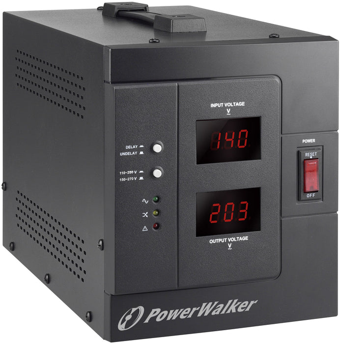 EAN 4260074976816 - PowerWalker AVR 3000/SIV regulador de voltaje 230 V Negro imagen 4
