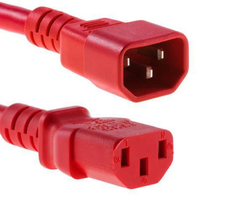 EAN 5704174823735 - Microconnect PE040630RED cable de transmisión Rojo 3 m C14 acoplador C13 acoplador imagen 1
