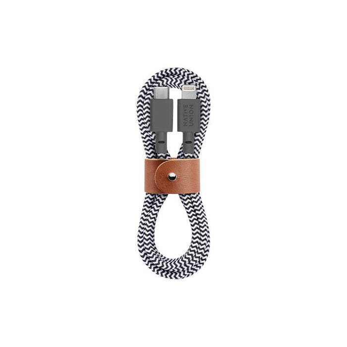 EAN 4895200429777 - Native Union BELT-KV-CL-ZEB-2 cable de conector Lightning 1,2 m Negro, Blanco imagen 1